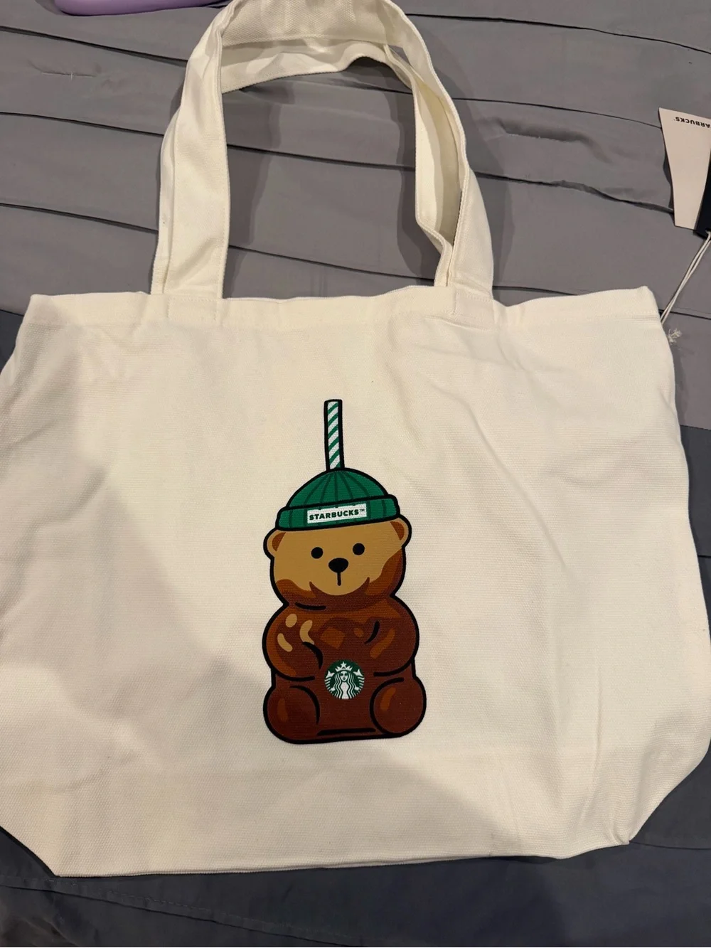 Starbucks Bear tote bag